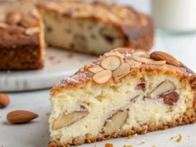 Almond Ricotta Biscotti Cake – Crunchy Twist on a Soft Classic