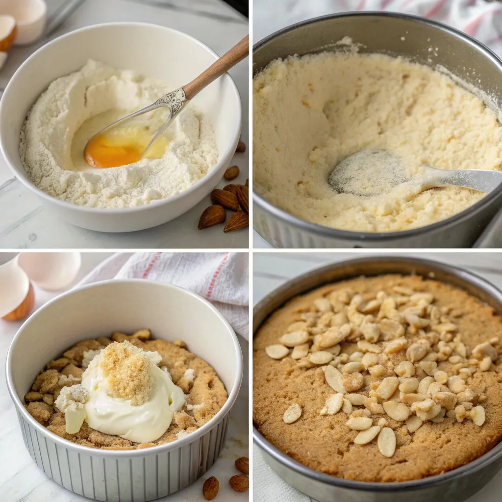 Almond Ricotta Biscotti Cake – Crunchy Twist on a Soft Classic