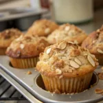 Almond Ricotta Streusel Muffins