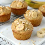 Banana Oat Cottage Cheese Mini Muffins