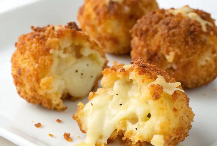 Cheesy Cauliflower Bites