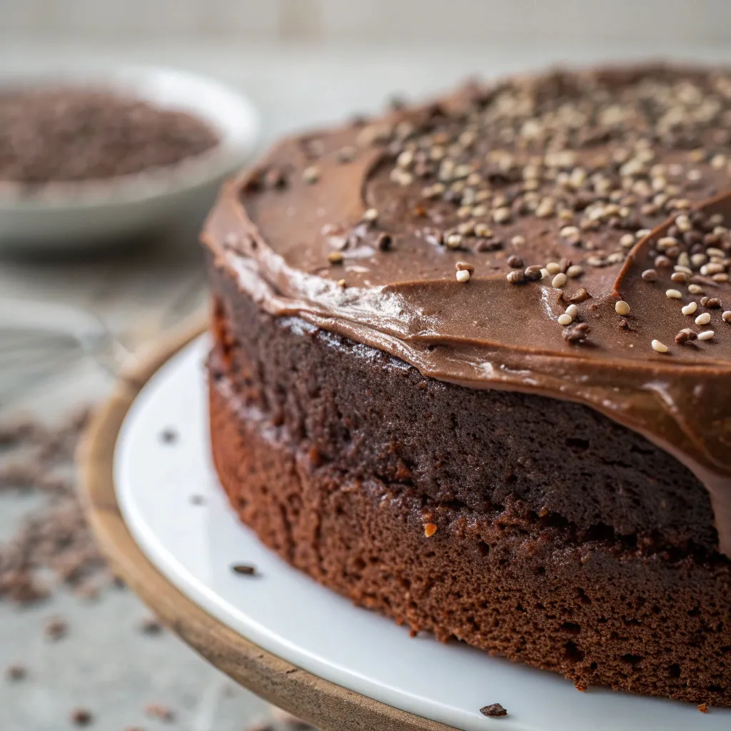 Chia Seed Chocolate Cake