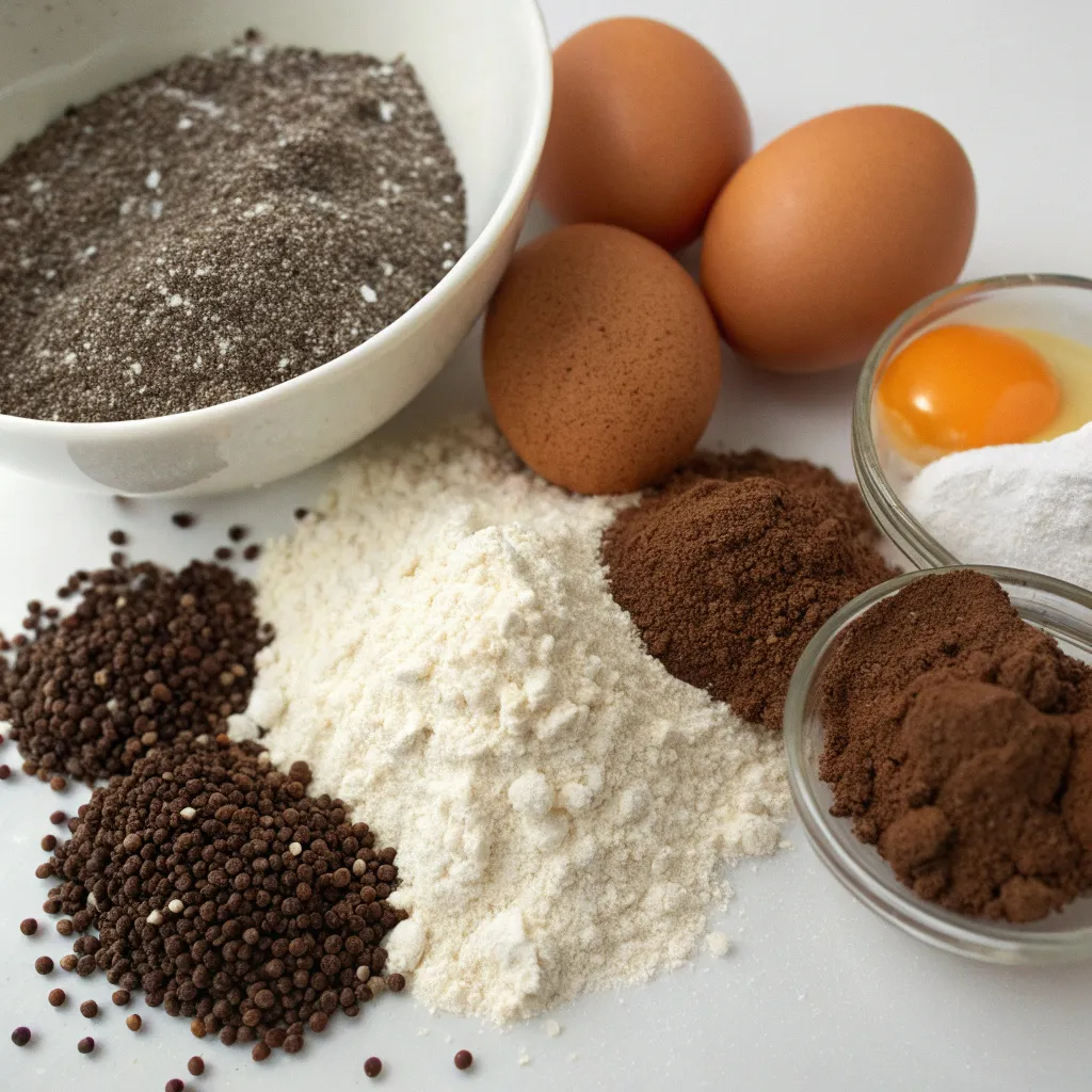 Chia Seed Chocolate Cake