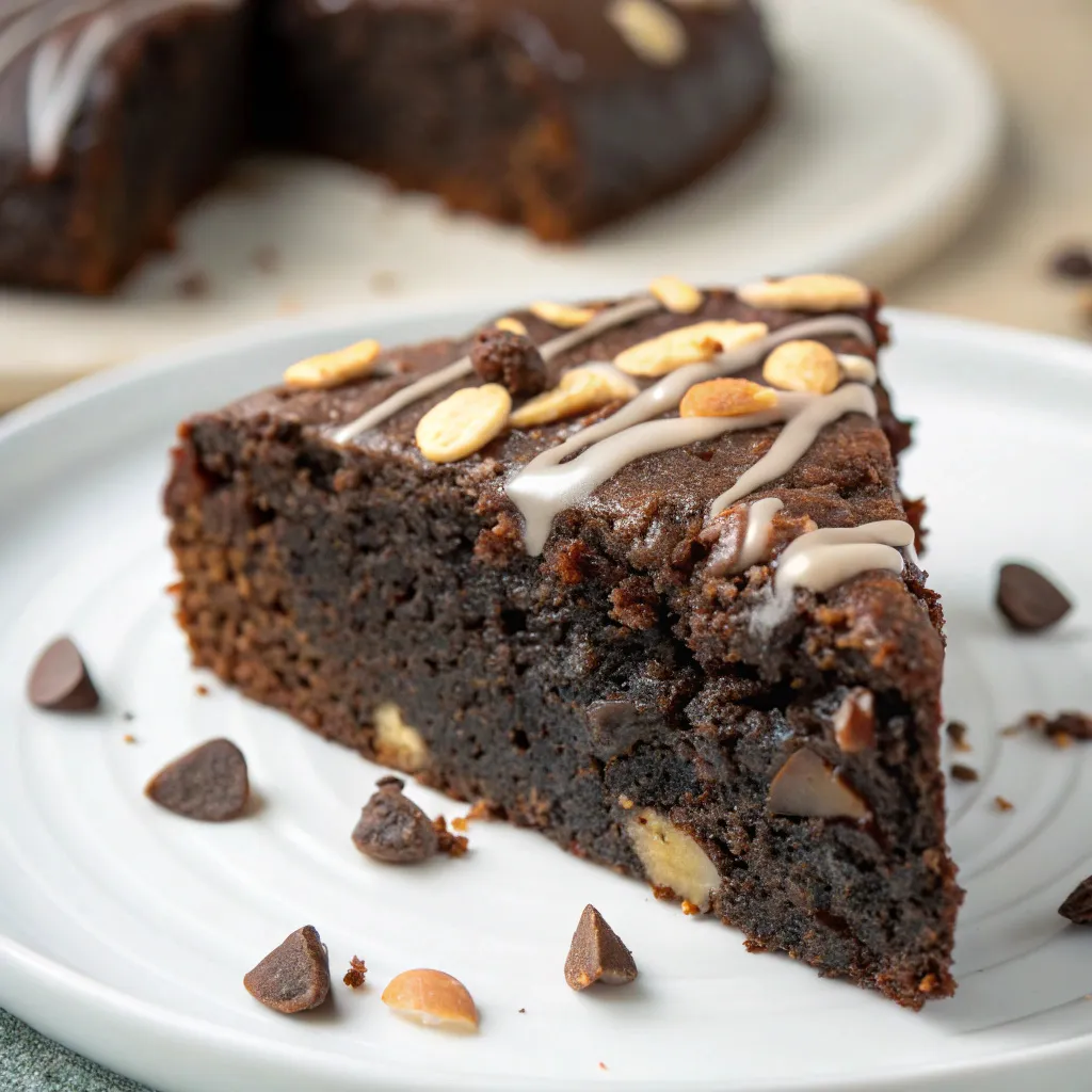 Chocolate Almond Yogurt Cake