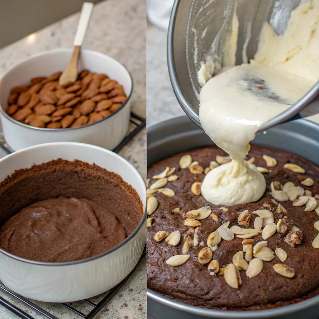 Chocolate Almond Yogurt Cake