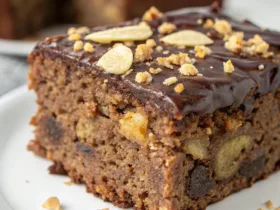 Chocolate Ginger Oat Cake