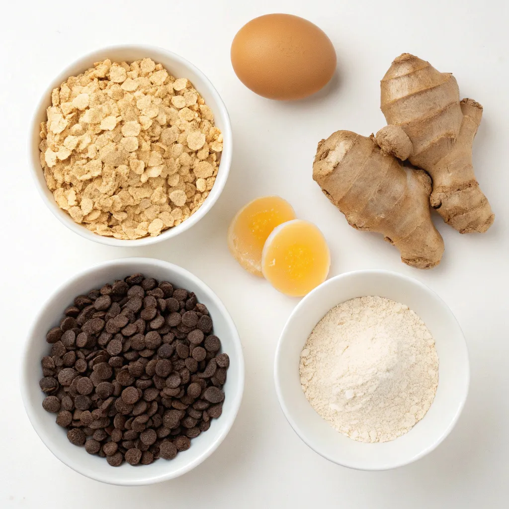 Chocolate Ginger Oat Cake