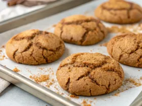 Cinnamon Coffee Crinkles for Your Cookie Tray
