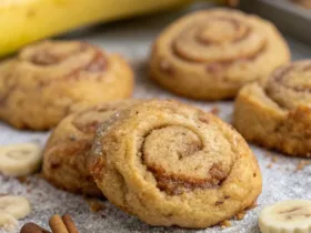 Cinnamon Swirl Banana Bread Cookies