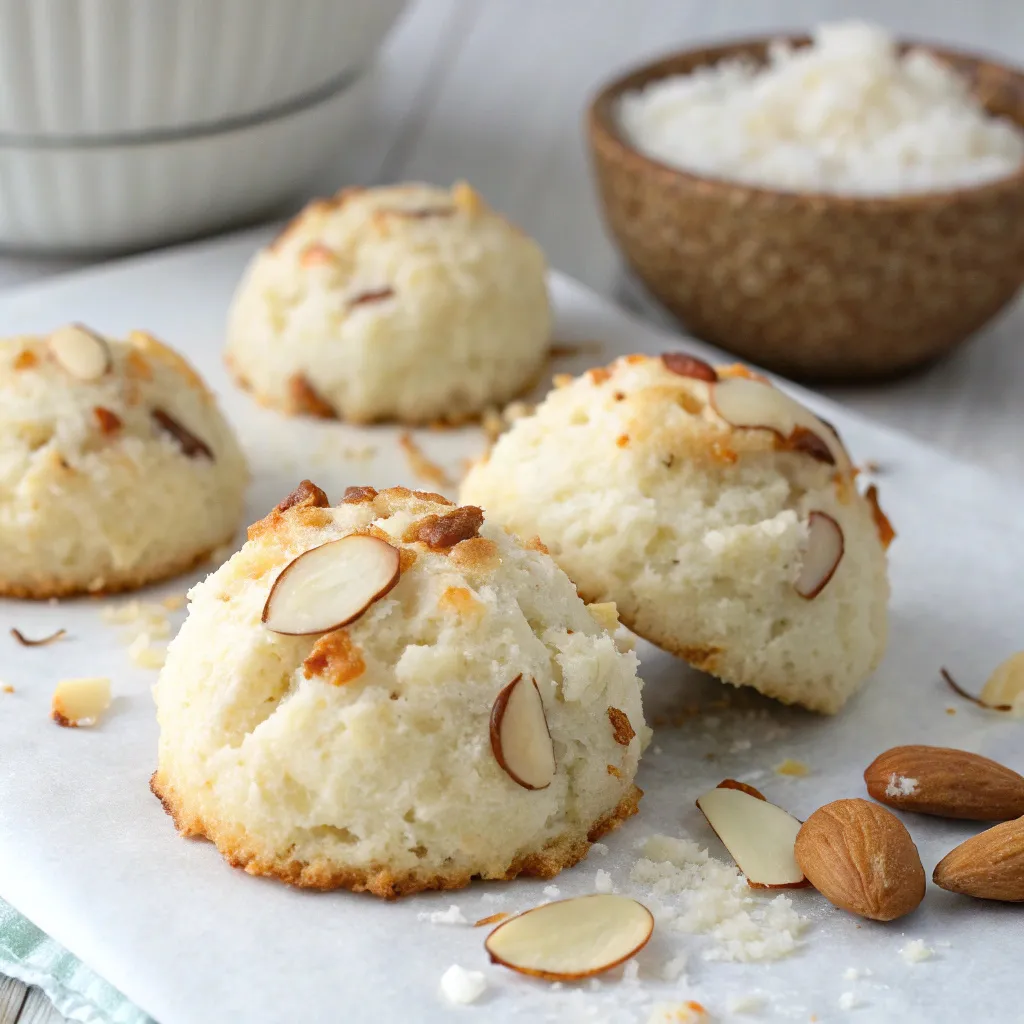 Coconut Almond Ricotta Macaroons