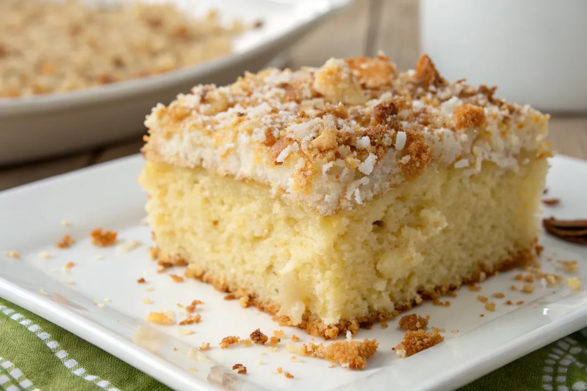 Coconut Crumble Cake