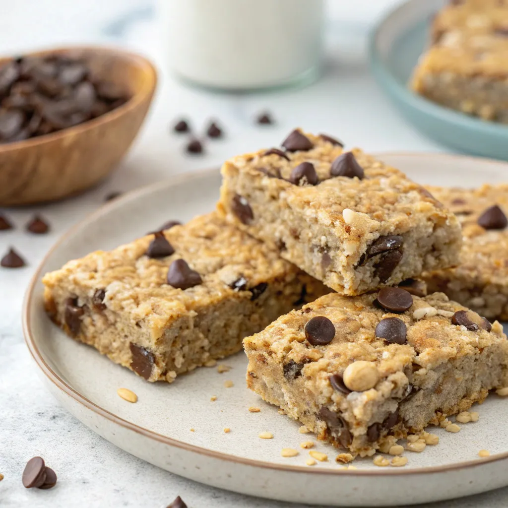 Cottage Cheese Oatmeal Chocolate Chip Breakfast Bars – Grab-and-Go Fuel 11 Cottage Cheese Oatmeal Chocolate Chip Breakfast Bars