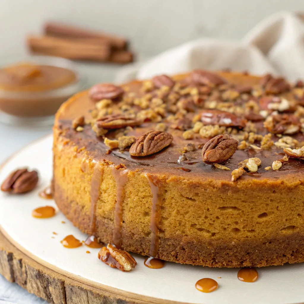 Cozy Flourless Maple Pecan Pumpkin Yogurt Cake (Gluten-Free Fall Dessert) 11 Cozy Flourless Maple Pecan Pumpkin Yogurt Cake