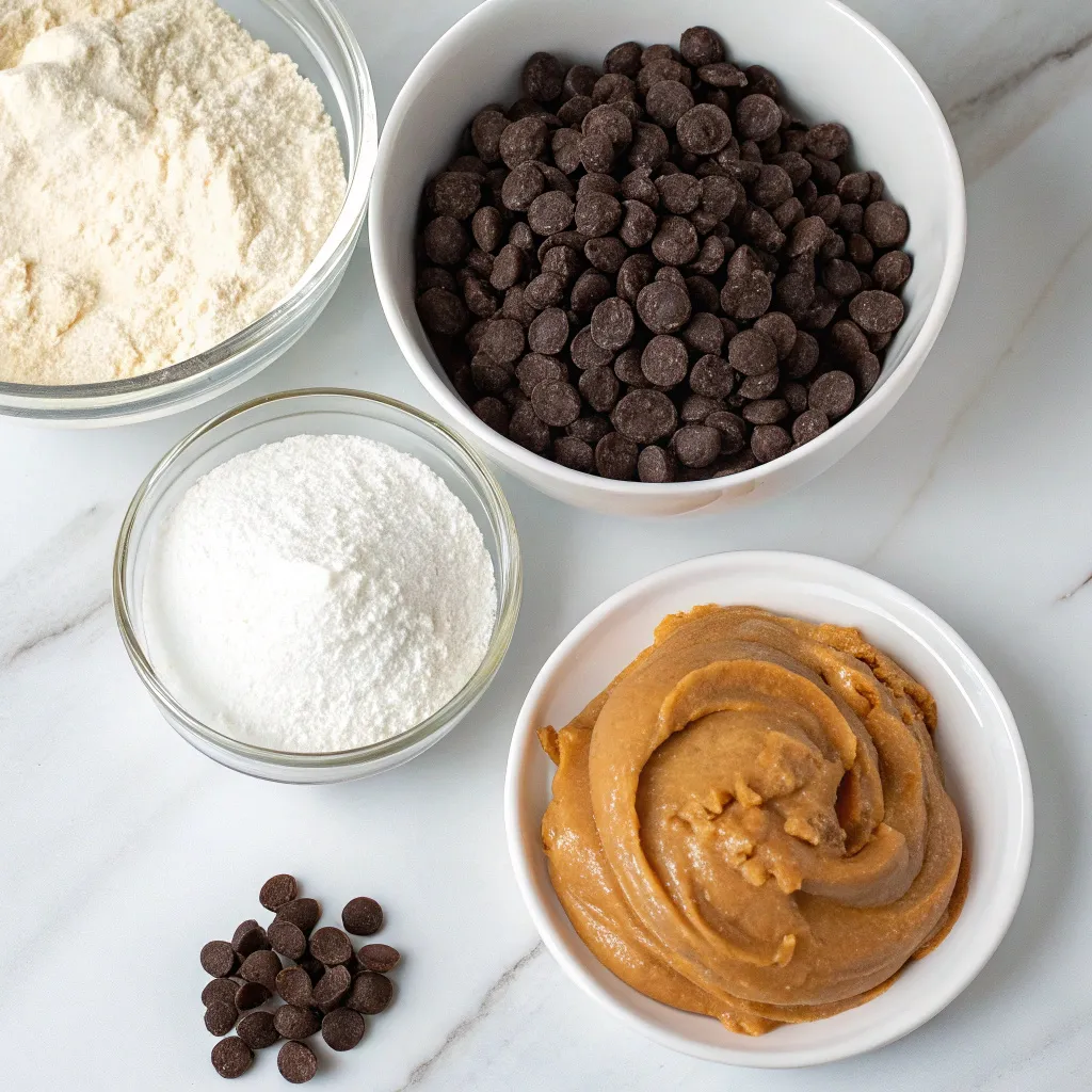 Dark Chocolate Peanut Butter Greek Yogurt Brownie Cookies with Soft Centers 9 Dark Chocolate Peanut Butter Greek Yogurt Brownie Cookies