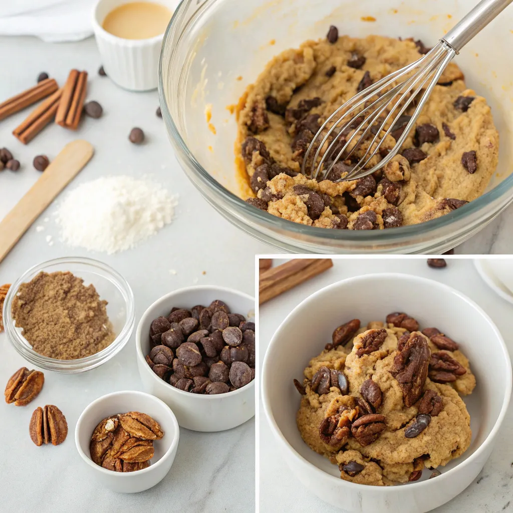 Flourless Chocolate Chip Pecan Cookies