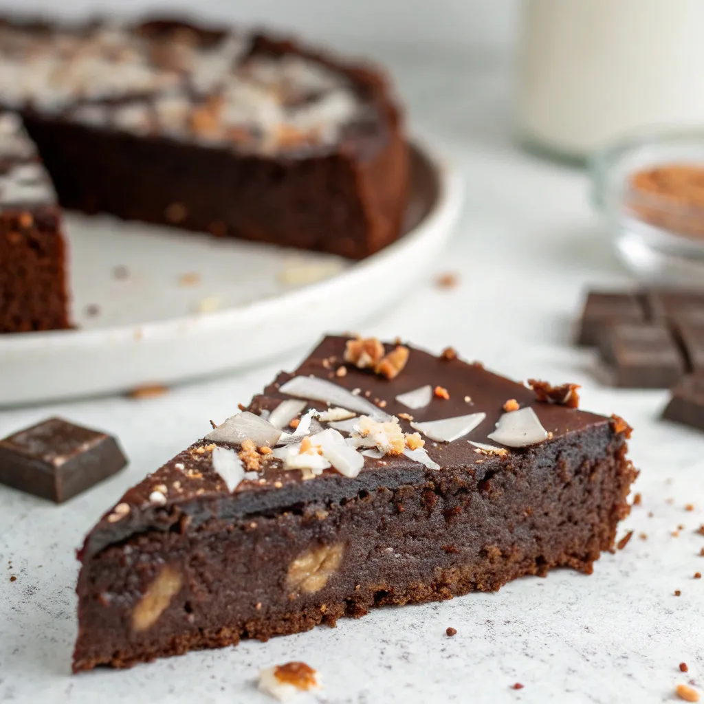 Flourless Chocolate Coconut Cake