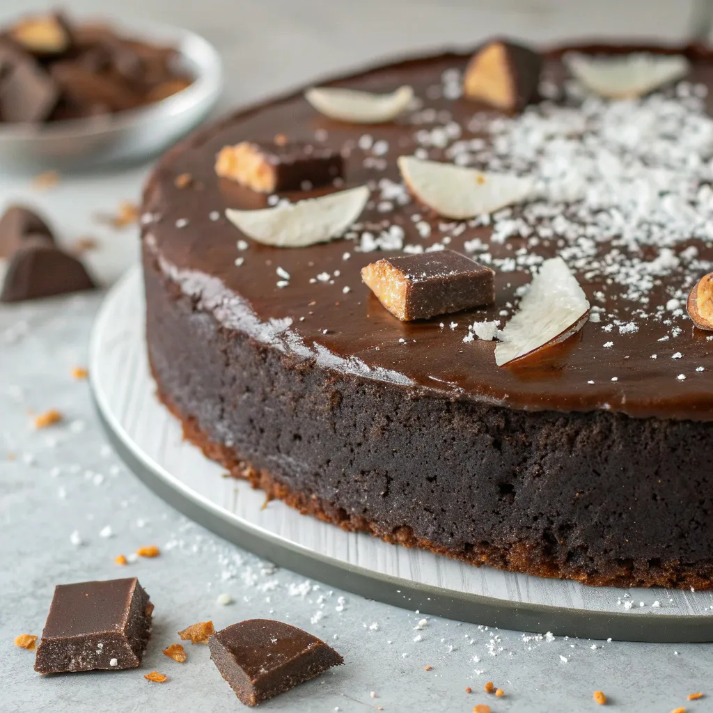 Flourless Chocolate Coconut Cake