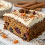 Flourless Gingerbread Carrot Cake