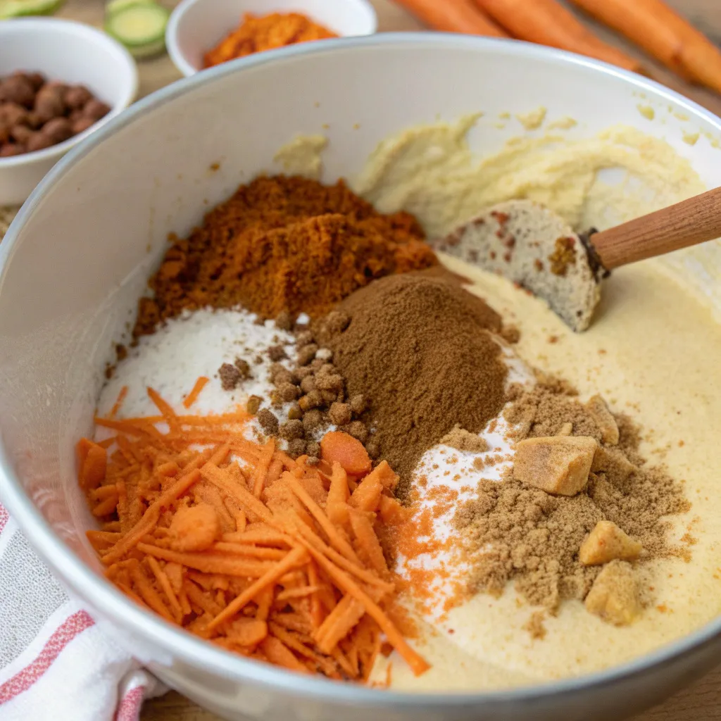 Flourless Gingerbread Carrot Cake