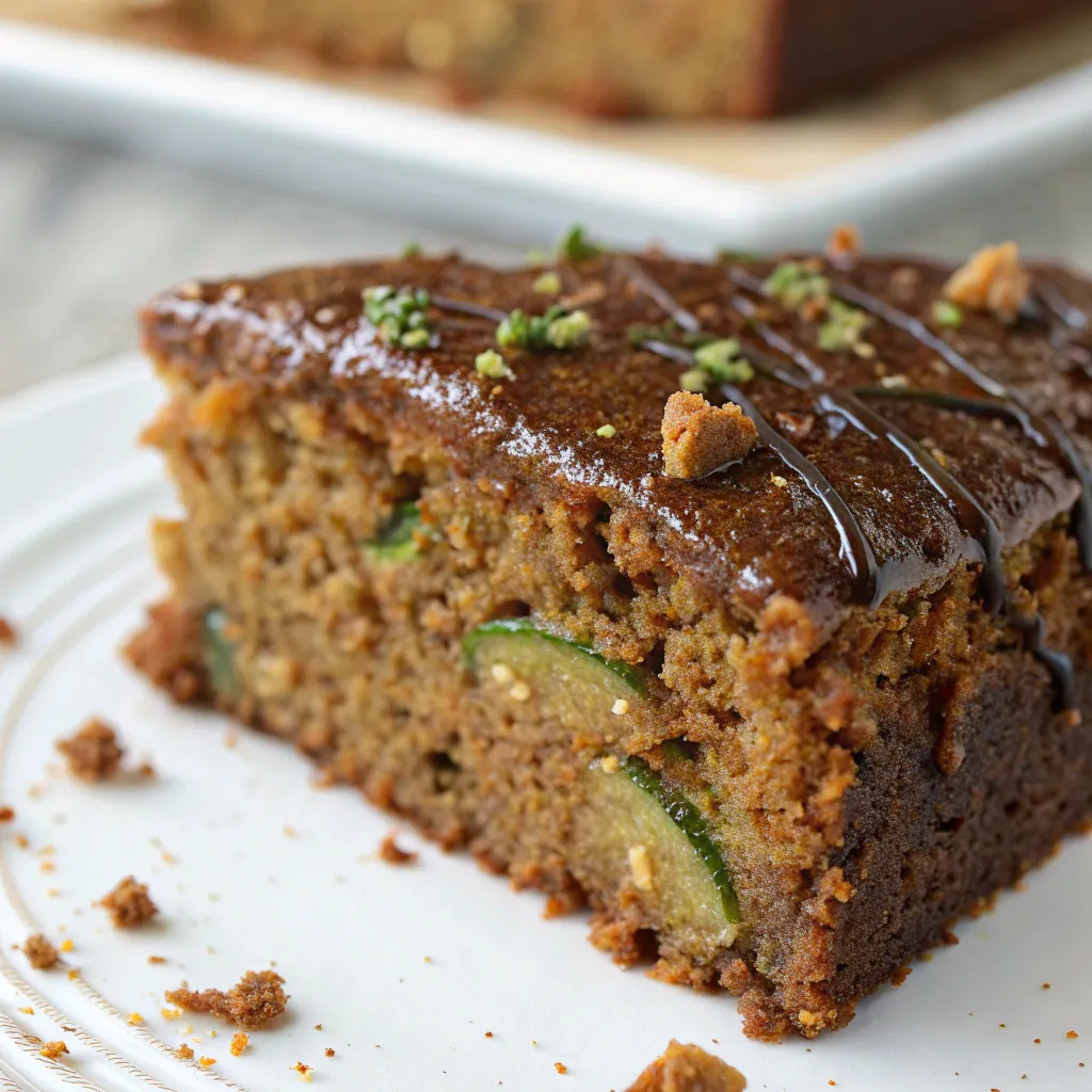 Flourless Gingerbread Zucchini Cake