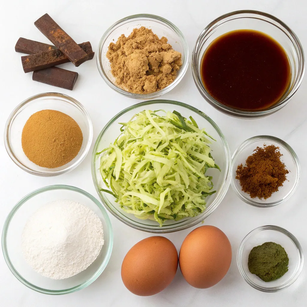 Flourless Gingerbread Zucchini Cake