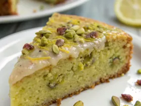 Flourless Lemon Pistachio Cake