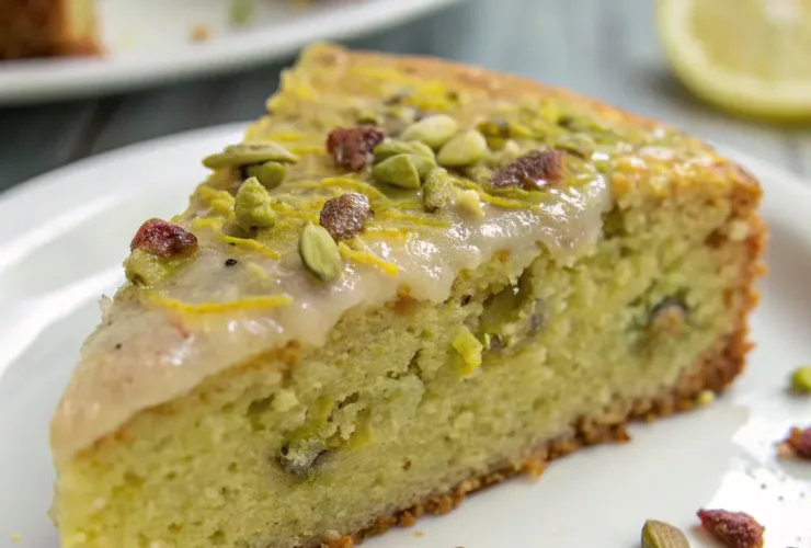Flourless Lemon Pistachio Cake