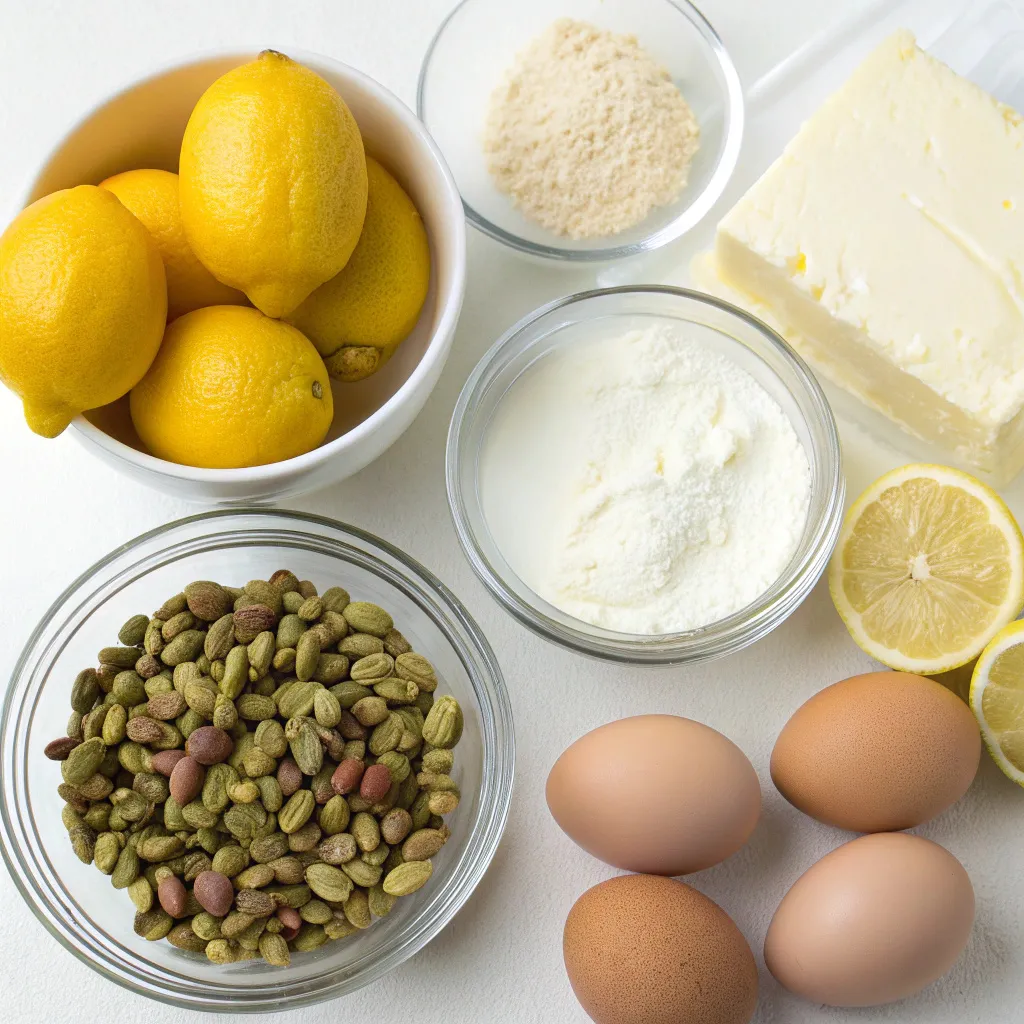 Flourless Lemon Pistachio Cake