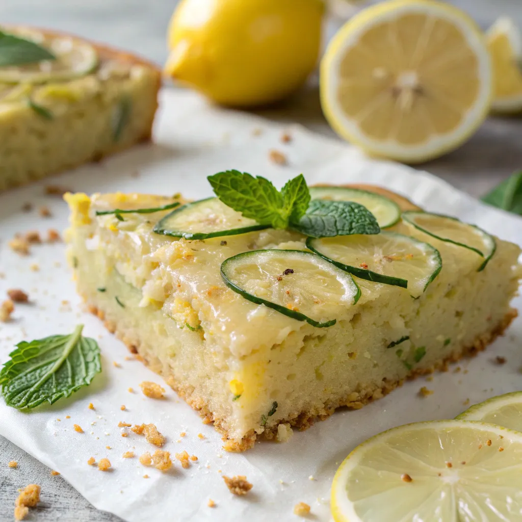 Flourless Lemon Zucchini Cake