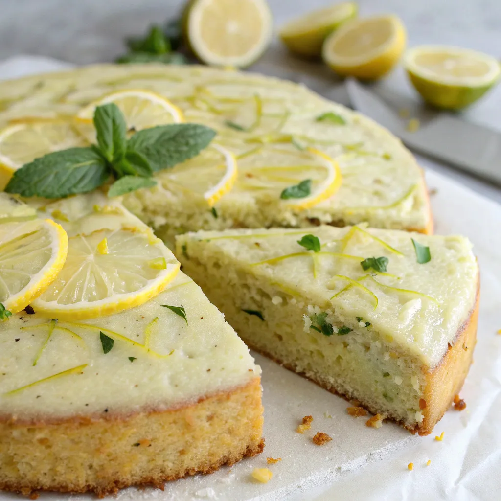 Flourless Lemon Zucchini Cake