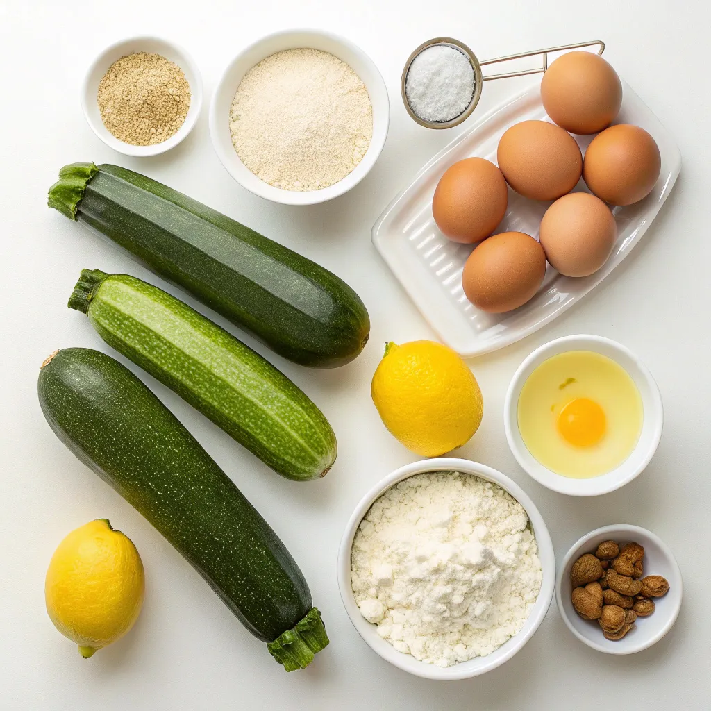 Flourless Lemon Zucchini Cake