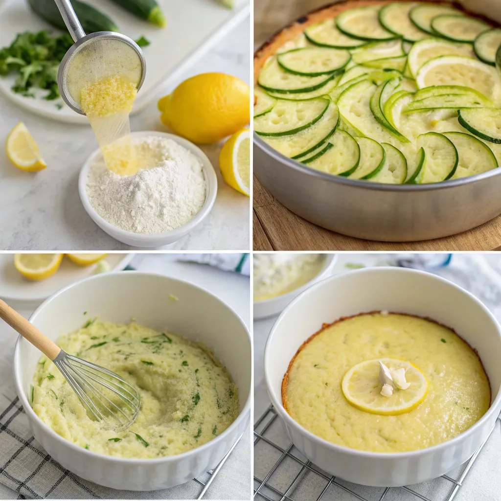 Flourless Lemon Zucchini Cake