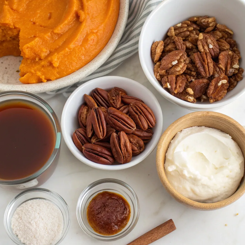 Cozy Flourless Maple Pecan Pumpkin Yogurt Cake (Gluten-Free Fall Dessert)
