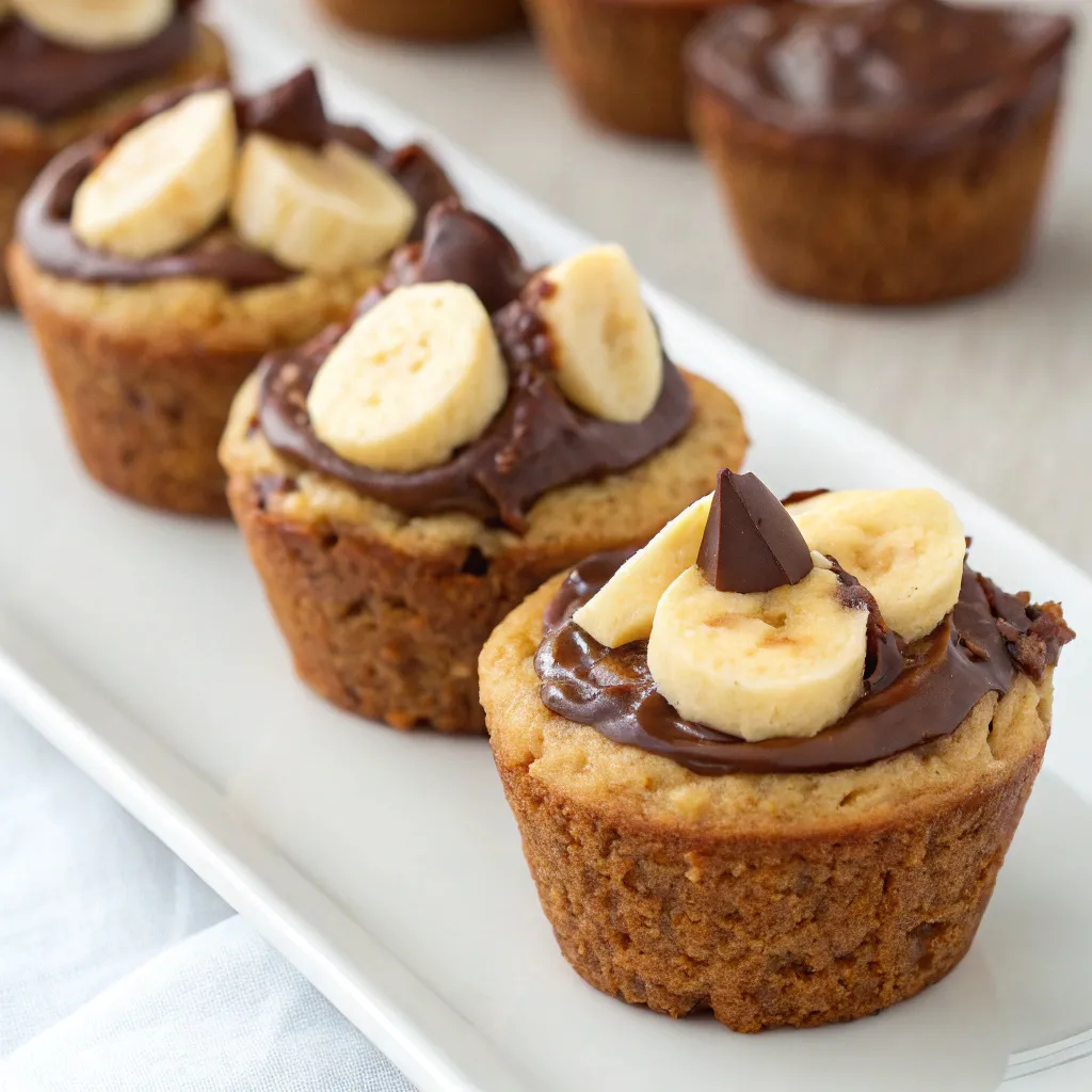 Greek Yogurt Peanut Butter Banana Muffin Cups