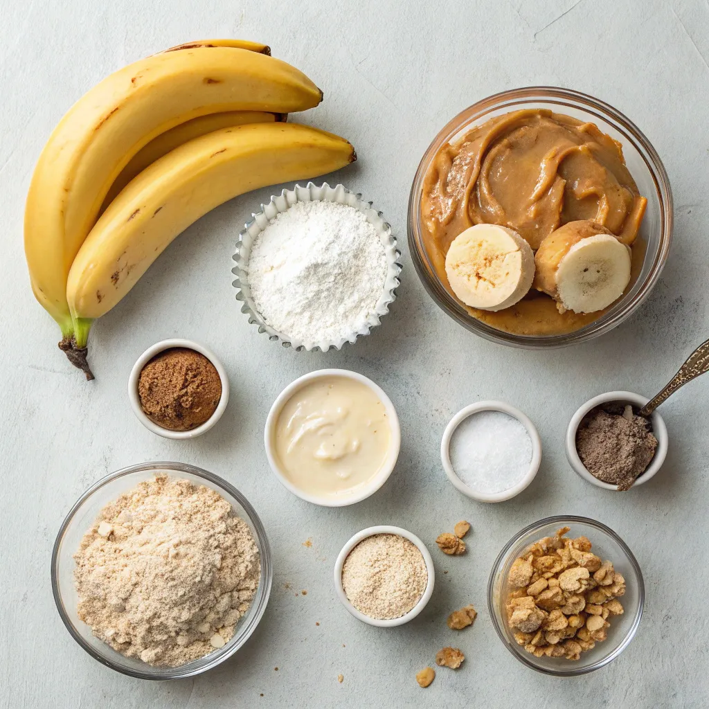 Greek Yogurt Peanut Butter Banana Muffin Cups