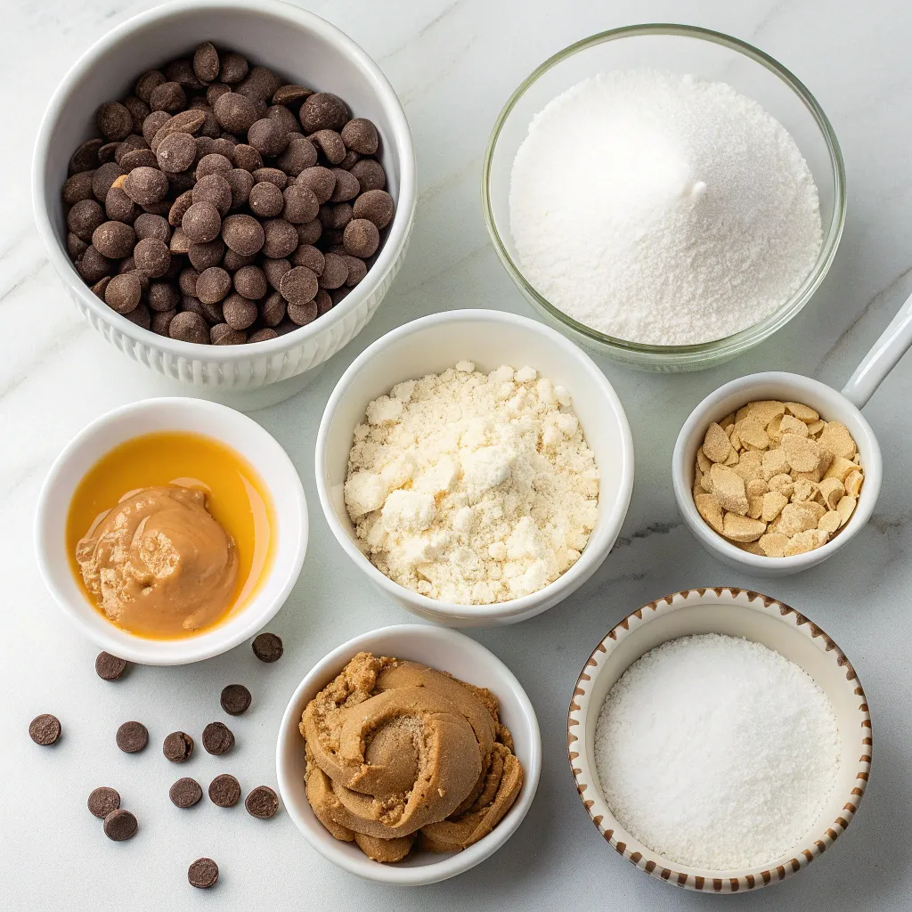 Greek Yogurt Peanut Butter Chocolate Fudge Cookies