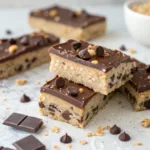 Healthy No-Bake Peanut Butter Greek Yogurt Crunchy Rice Bars
