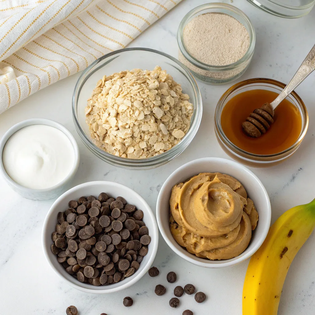 Healthy Peanut Butter Greek Yogurt Chocolate Chip Blondie Bars