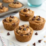 Healthy Peanut Butter Greek Yogurt Chocolate Oatmeal Cookie Cups