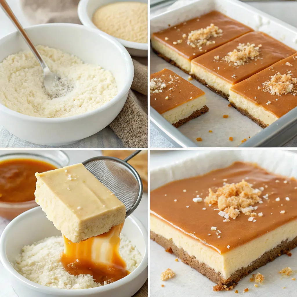 Irresistibly Decadent Keto Salted Caramel Cheesecake Bars