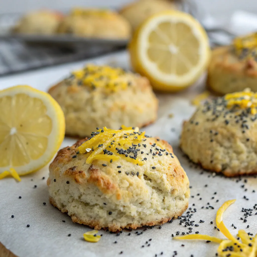 Lemon Chia Scones
