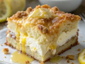 Bright & Creamy Lemon Cream Cheese Dump Cake (Irresistibly Easy Sunshine Dessert)