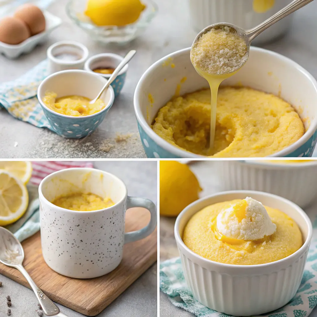 Zesty & Irresistible Lemon Lava Mug Cake with Condensed Milk – Ready in 5 Minutes! 10 Lemon Lava Mug Cake with Condensed Milk mug