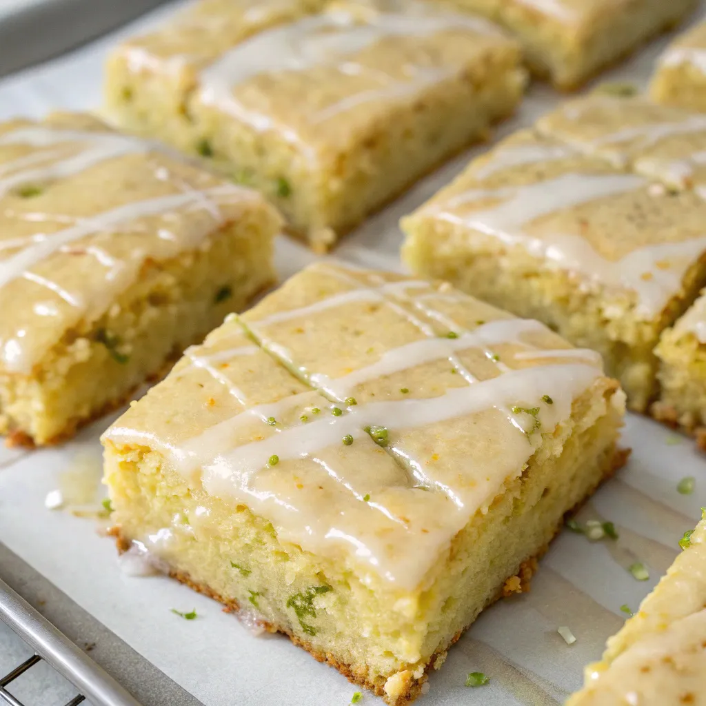 Lemon Zucchini Bars
