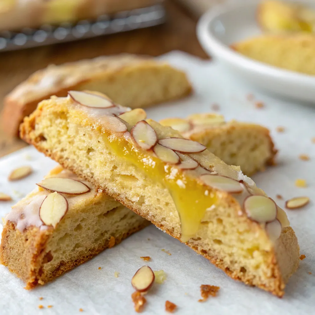Limoncello & Almond Biscotti