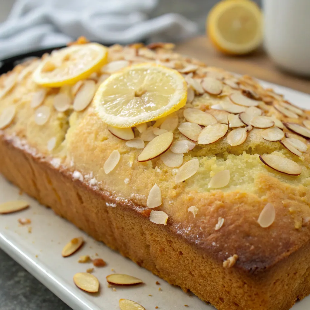 Limoncello Almond Pound Cake
