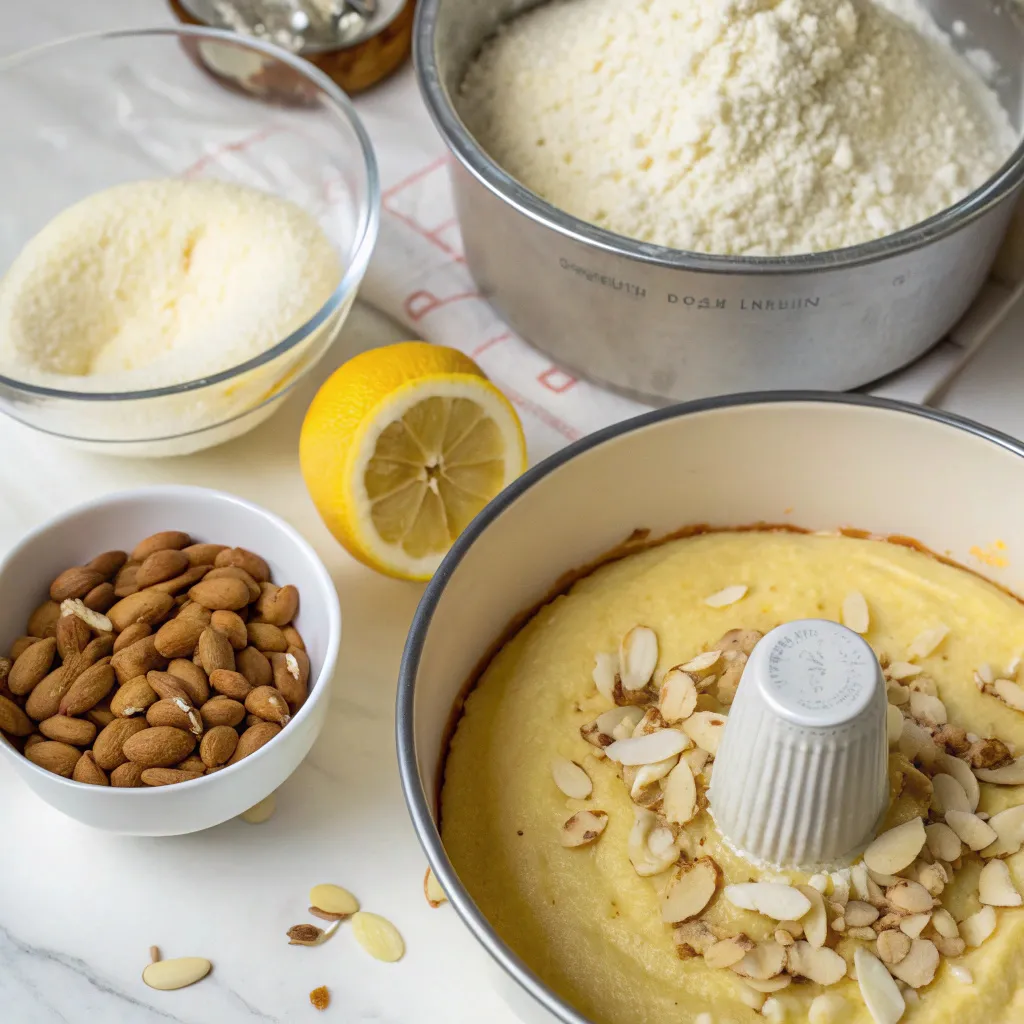 Limoncello Almond Pound Cake