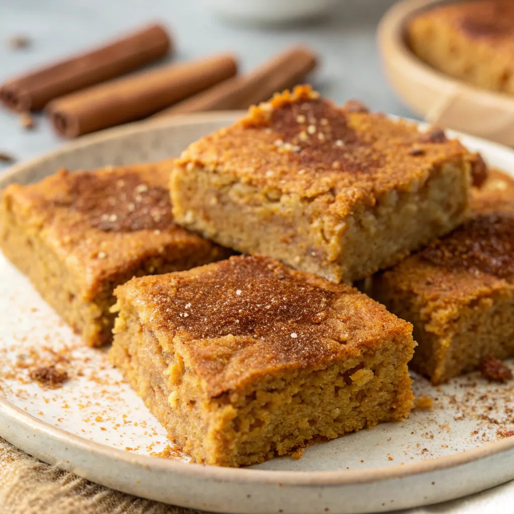 Maple Cinnamon Sweet Potato Breakfast Bars