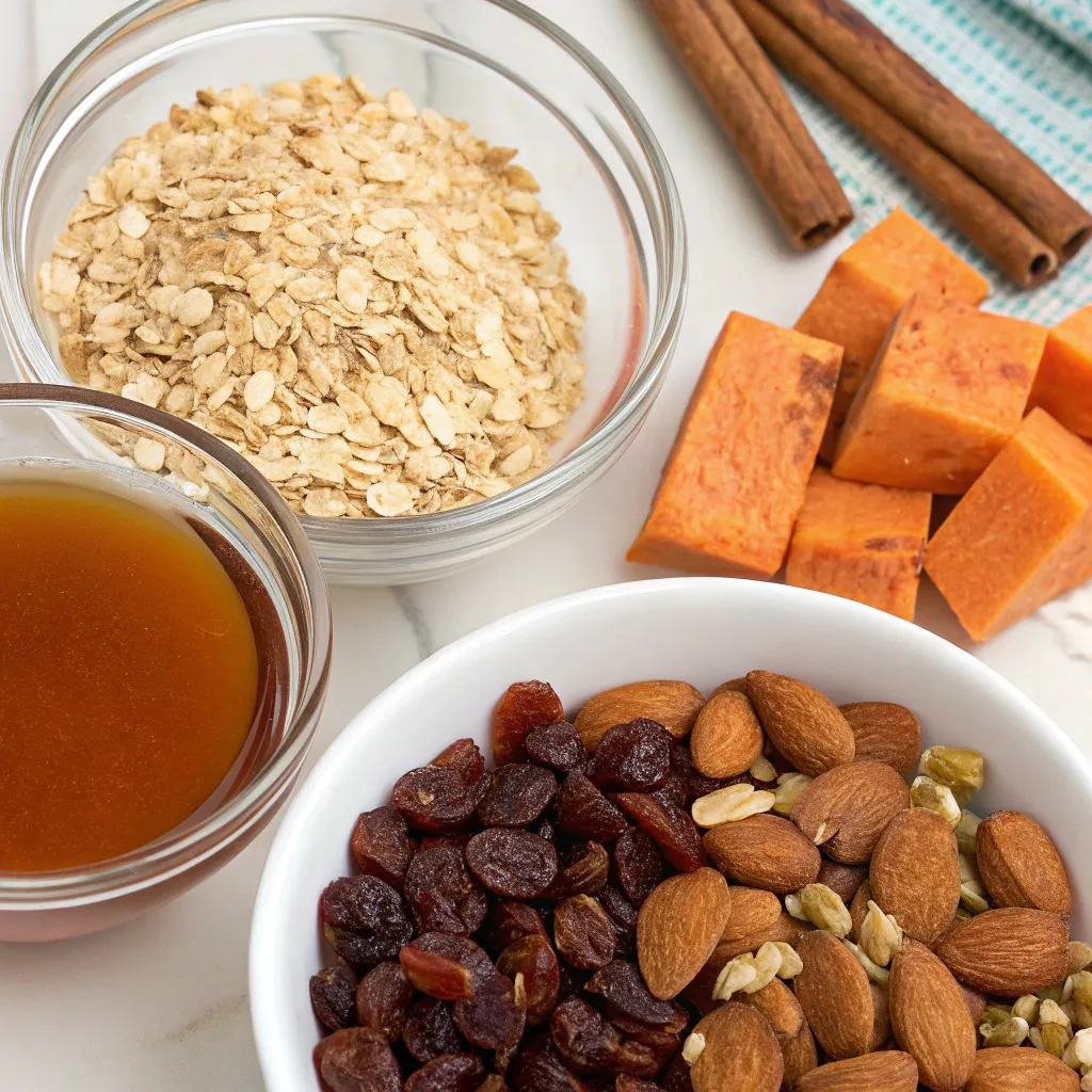 Maple Cinnamon Sweet Potato Breakfast Bars