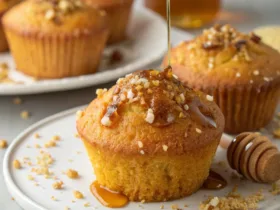 Sweet & Cozy Maple Honey Cornbread Muffins (Fluffy, Golden + Easy!)